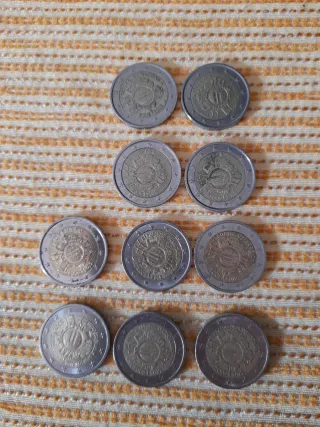 Lote 10 conmemorativas