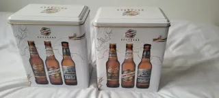 Lata da collezione di birre di diverse marche