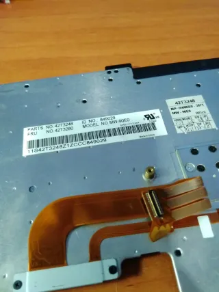 Teclado portátil Lenovo Negro