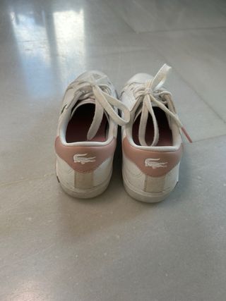 Zapatillas Lacoste Blancas Talla 34.5 Buen estado