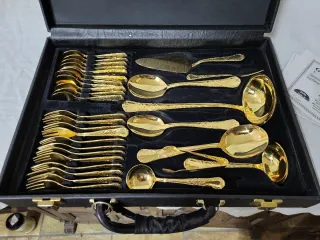 Cubertería Bañada en Oro 24K - Solingen