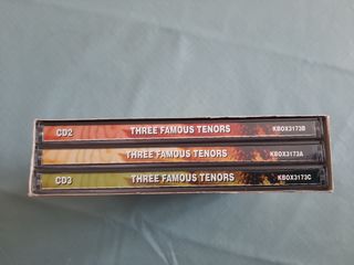 3 CD Tenores: Pavarotti, Carreras, Domingo