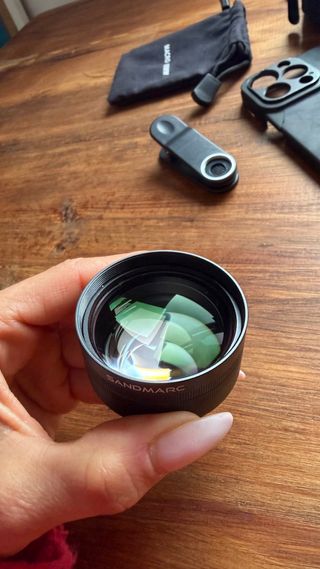 Lente Macro 100mm Sandmarc para iPhone