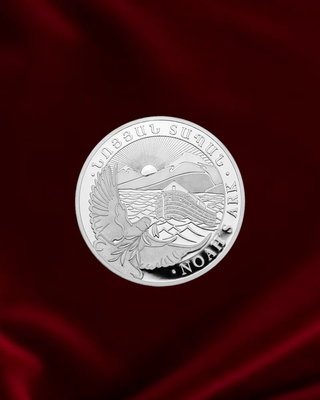 Moneda Plata 100 Dram Armenia
