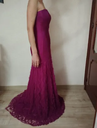 Vestido de fiesta o ceremonia morado