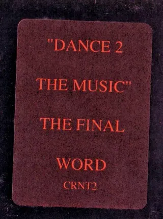 The Final Word Dance 2 The Music Maxi Single 12"
