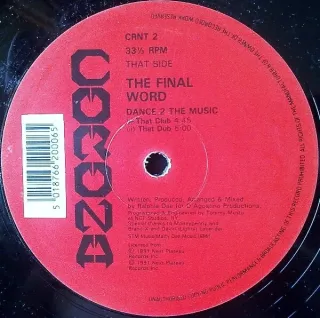 The Final Word Dance 2 The Music Maxi Single 12"