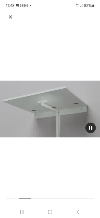 Escritorio plegable blanco Ikea