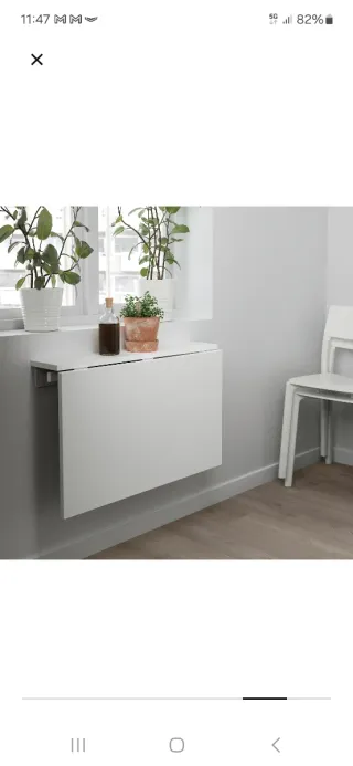 Escritorio plegable blanco Ikea