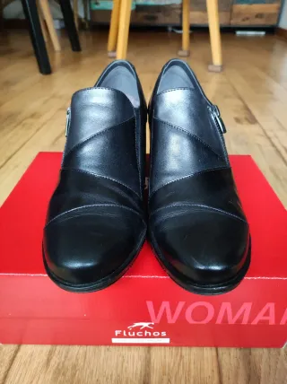 Zapatos Fluchos Mujer Talla 39 Negros