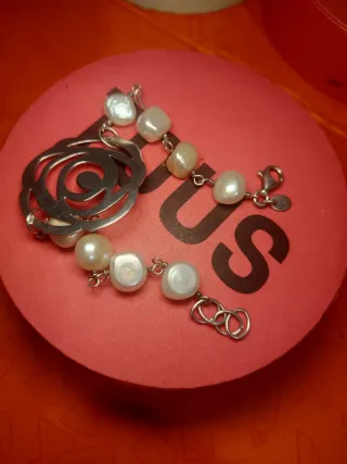 Pulsera Tous Perlas Plata