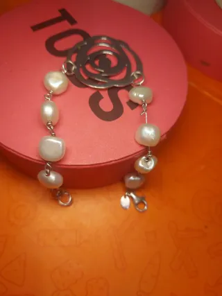 Pulsera Tous Perlas Plata