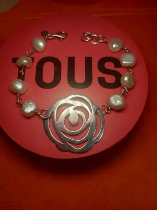 Pulsera Tous Perlas Plata