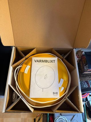 Lámpara IKEA VARMBLIXT Naranja