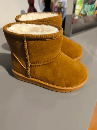 Botas camel cardadas tam. 24
