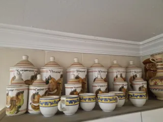 Especiero Campestre Cerámica Completo