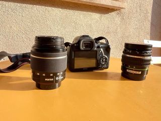 Cámara Pentax K50 + Lentes+ bolso