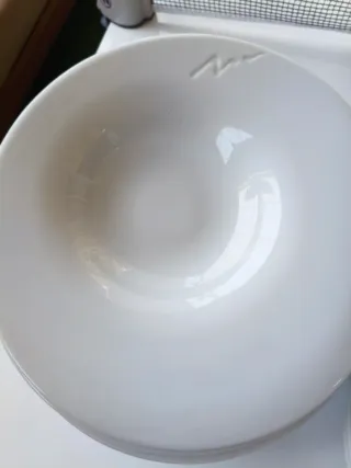 Vajilla Ferran Adrià Porcelana Blanca