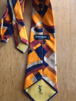Corbata Yves Saint Laurent Multicolor vintage