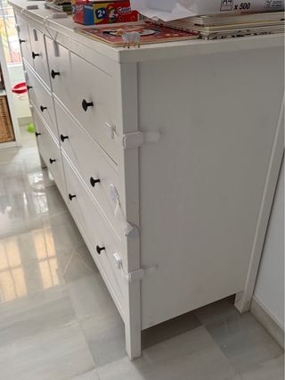 Cómoda Hemnes Ikea 8 cajones Blanca