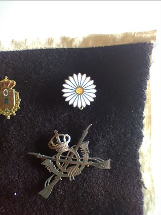 Lote 10 Insignias Militares Antiguas Años 40