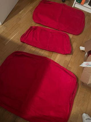 Copridivano Ektorp 3 posti rosso