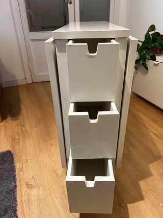 Mesa Abatible Ikea Norden Beige