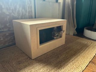 Caseta para gatos de madera