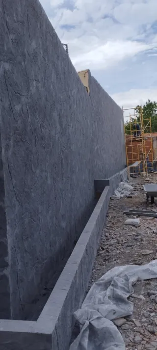 Hormigón Impreso Vertical | Muros Decorativos