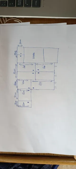 Muebles de cocina madera roble en buen estado