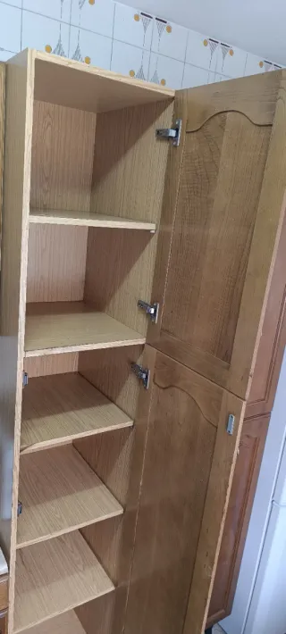 Muebles de cocina madera roble en buen estado
