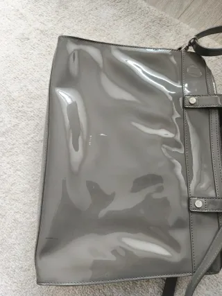 Borsa Armani Jeans Grigia in Charol