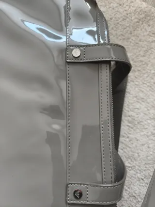 Borsa Armani Jeans Grigia in Charol