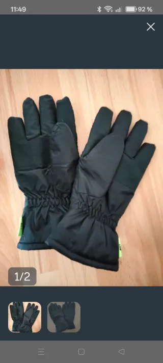 Guantes negros
