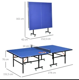 Mesa de Ping Pong Plegable exterior