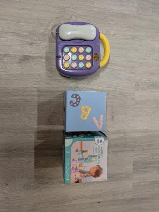 Lote Juguetes Bebé 6-24 Meses Piano y Bloques