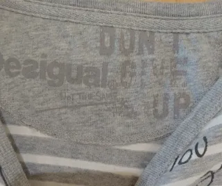 Camiseta Desigual Rayas Hombre Talla L