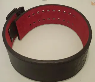 Cinturón Levantamiento Pesas Hebilla Negra