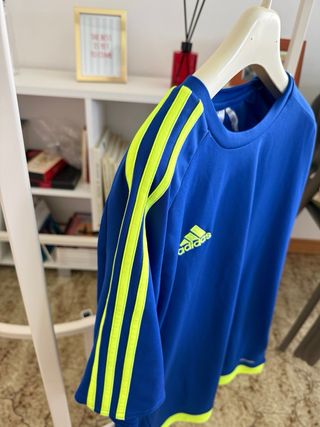 Maglia Adidas Climalite Blu Taglia M