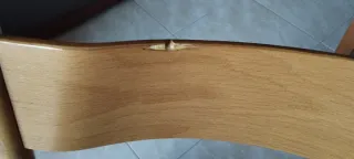 Silla plegable de madera