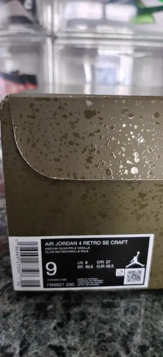 Jordan 4 Craft Olive