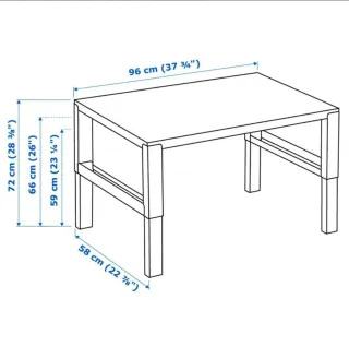 Escritorio blanco IKEA -PAHL