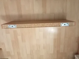 Estantería madera MDF con soporte metálico
