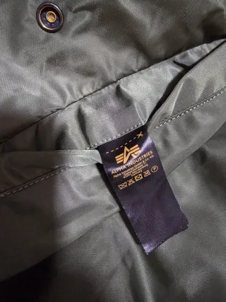 Chaqueta Alpha Industries verde naranja