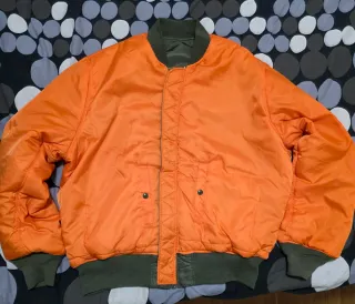 Chaqueta Alpha Industries verde naranja