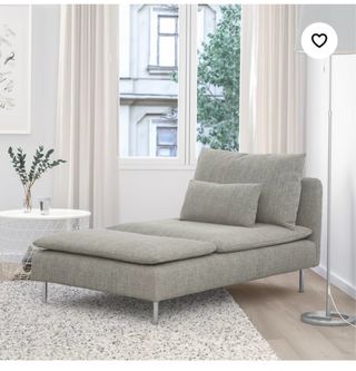 Chaise longue Soderhamn Ikea Gris