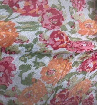 Lote 4 sciarpe floreali multicolore