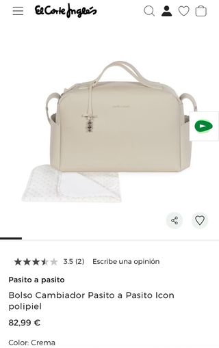 Bolso cambiador Pasito a Pasito polipiel