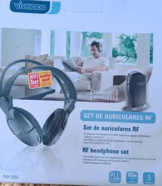 Auriculares Inalámbricos Vivanco RF Negros