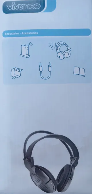 Auriculares Inalámbricos Vivanco RF Negros